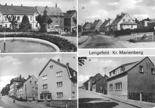 AK, Lengefeld Kr. Marienberg, vier Abb., 1984