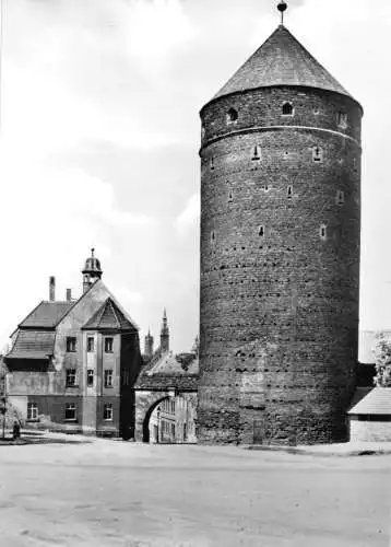 Ansichtskarte, Freiberg Sa., Donatsturm, 1961