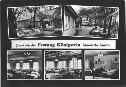 AK, Königstein Sächs. Schweiz, Festungsgaststätte, 1966