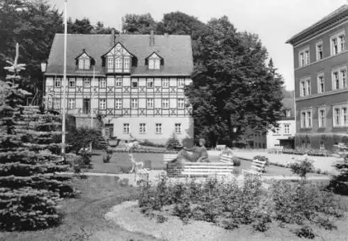 AK, Thermalbad Wiesenbad, Robert-Koch-Haus, 1985