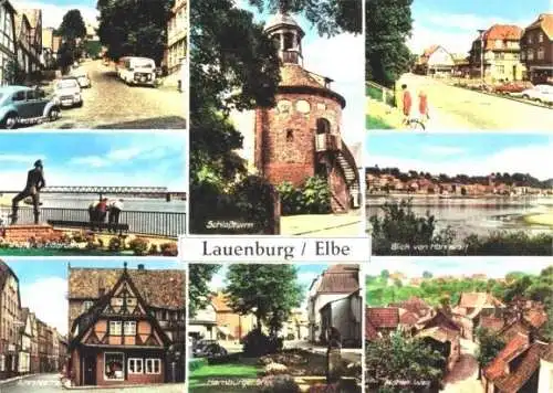 AK, Lauenburg Elbe, 8 Abb., u.a. Neustadt, um 1967