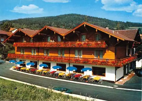 AK, Haibach Bayer. Wald, Hotel - Pension "Zum Singenden Wirt", 1984