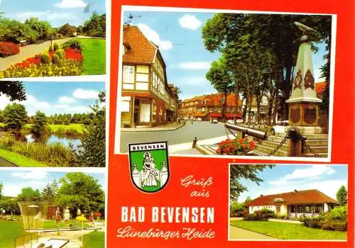 Ansichtskarte, Bad Bevensen, fünf Abb., gestaltet, 1982