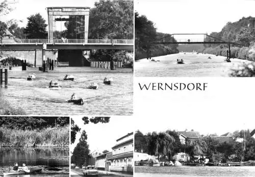 Ansichtskarte, Wernsdorf Kr. Fürstenwalde, fünf Abb., 1981