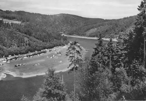 Ansichtskarte, Hohenwartetalsperre Kr. Saalfeld, An der Linkenmühle, 1967