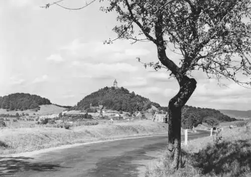 AK, Kahla Thür., Blick zur Leuchtenburg, 1974