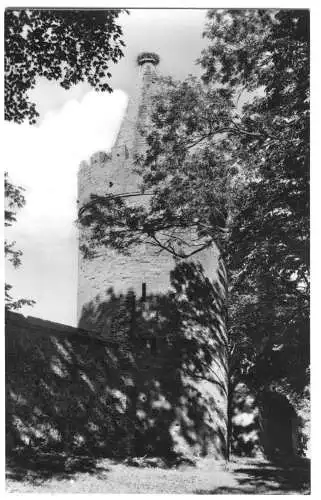 Ansichtskarte, Angermünde, Blick zum Pulverturm, 1965