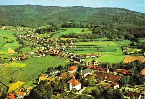 Ansichtskarte, Friedenfels Fichtelgeb., Luftbildansicht, 1978