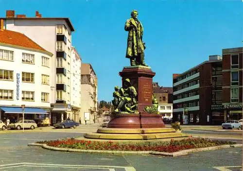 AK, Bremerhaven, Theodor-Heuß-Platz, 1973