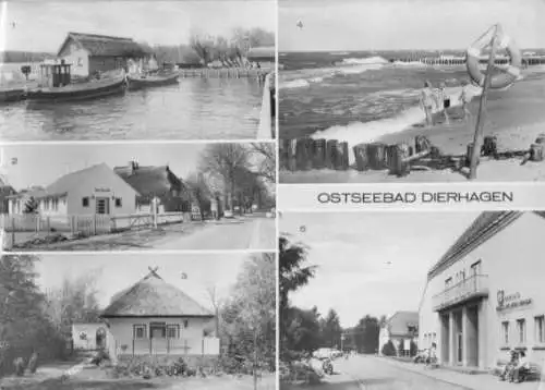 Ansichtskarte, Ostseebad Dierhagen, fünf Abb., Version 1, 1977