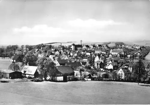 AK, Weißbach Kr. Zschopau, Gesamtansicht, 1966