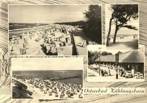 Ansichtskarte, Ostseebad Kühlungsborn, vier Abb., gestaltet, 1963