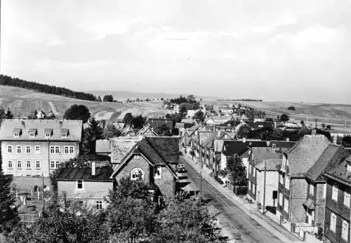 AK, Cursdorf Thür., Teilansicht, Straßenpartie, 1974