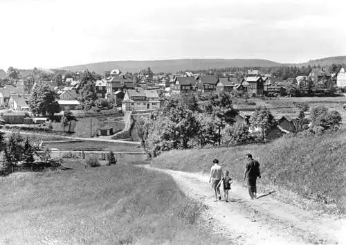 AK, Schmiedefeld am Rennsteig, Kr. Ilmenau, Teilansicht, 1979