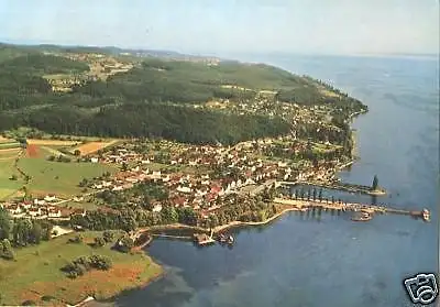 Ansichtskarte, Unteruhldingen Bodensee, Luftbild, 1965