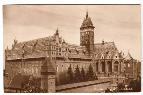 AK, Marienburg Westpr., Malbork, Die Marienburg, Schloß, 1928