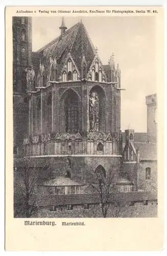 AK, Marienburg Westpr., Malbork, Die Marienburg, Kirche mit Marienbild, um 1904