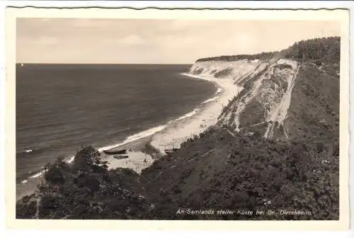 AK, Groß Dirschkeim Ostpr., Samländische Steilküste, um 1938