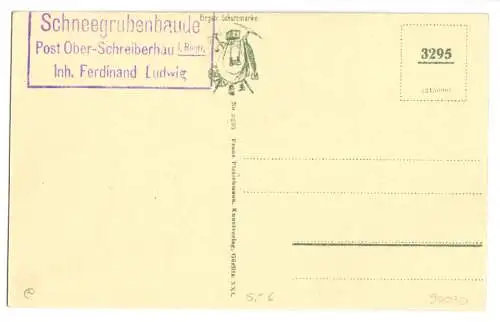 AK, Riesengebirge, Gr. Schneegrube mit Baude, um 1913