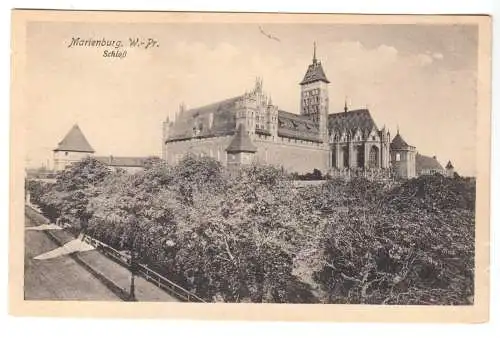 AK, Marienburg Westpr., Malbork, Schloß, 1916