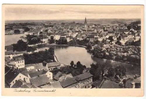 AK, Insterburg Ostpr., Gesamtansicht, um 1938