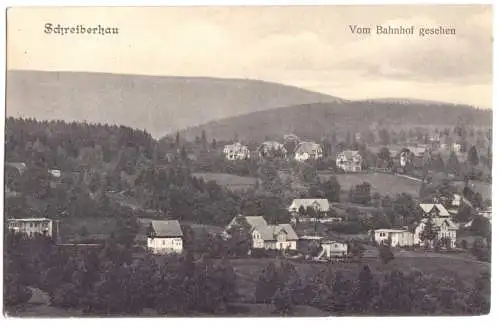 AK, Schreiberhau, Szklarska Poreba, Teilansicht, 1909