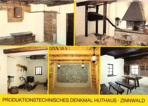 AK, Zinnewald - Georgenfeld, Huthaus, fünf Abb., 1985