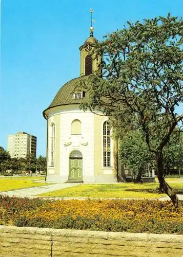 Ansichtskarte, Schwedt Oder, Berlischky-Pavillion, 1989