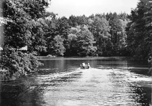 AK, Grünheide Mark, OT Altbuchhorst, Kiesschacht, 1973