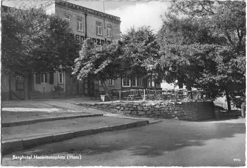 AK, Thale Harz, Berghotel Hexentanzplatz, 1962