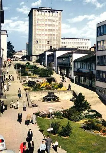 Ansichtskarte, Kassel, Treppenstraße, um 1969
