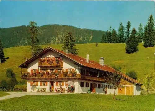 Ansichtskarte, Jachau Bayer. Alpen, Haus Frech, um 1970