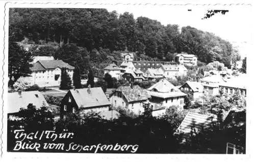 AK, Thal Thür., Teilansicht, Echtfoto, um 1958