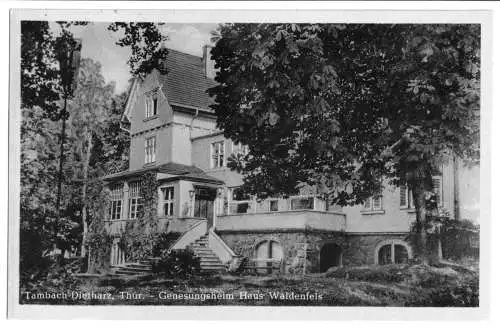 AK, Tambach-Dietharz, Genesungsheim Haus Waldenfels, 1955