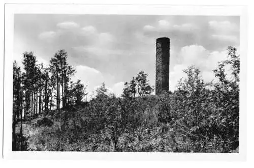 AK, Vesser, Adlerturm am Stutenhaus, 1955