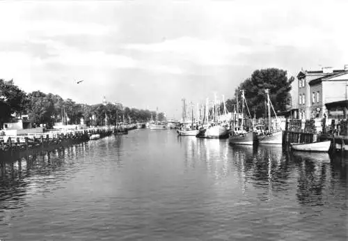 AK, Rostock Warnemünde, Am Alten Strom, 1985