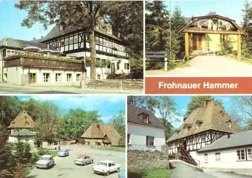 AK, Frohnau Kr. Annaberg, Frohnauer Hammer, vier Abb., 1981