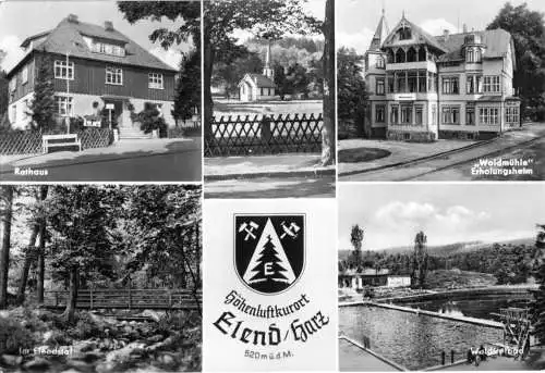 AK, Elend Harz, fünf Abb., 1968