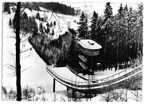 AK, Klingenthal Sa., Große Aschberg-Schanze, Motiv 1, 1959