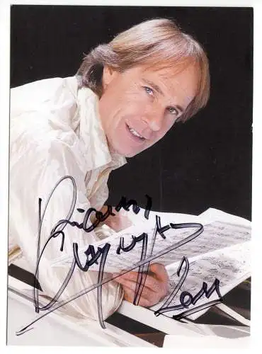 AK mit Autogramm, Richard Clayderman, 2011