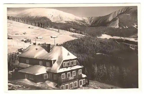 AK, Petzer Riesengebirge, Neue Adolf-Baude, 1943