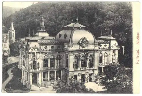 AK, Karlsbad, Karlovy Vary, Kaiserbad, um 1910