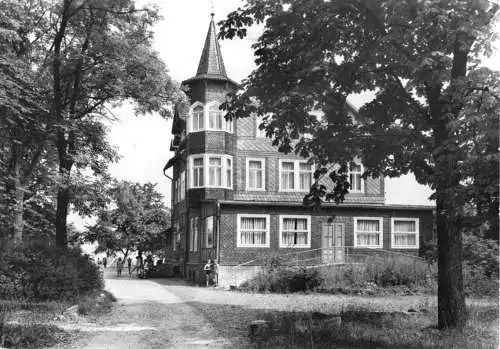 AK, Mühlhausen Thür., Waldschlößchen, Touristenstation "Thomas Müntzer", 1982