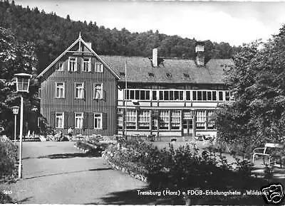 AK, Tresebug Harz, FDGB-Heim "Wildstein", 1962