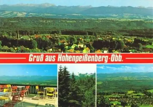 Ansichtskarte, Hohenpeissenberg Obb., vier Abb., ca. 1978