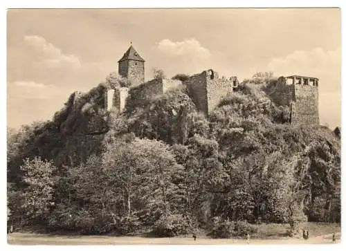 AK, Halle Saale, Burg Giebichenstein, 1956