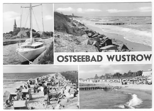 AK, Ostseebad Wustrow, vier Abb., 1972