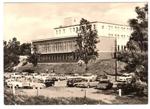 AK, Ostseebad Ahrenshoop, Kurhaus Ahrenshoop, zeitgen. Pkw, 1971