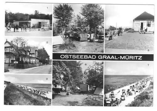 AK, Ostseebad Graal-Müritz, sieben Abb., 1979