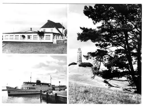 AK, Insel Hiddensee, drei Abb., 1970